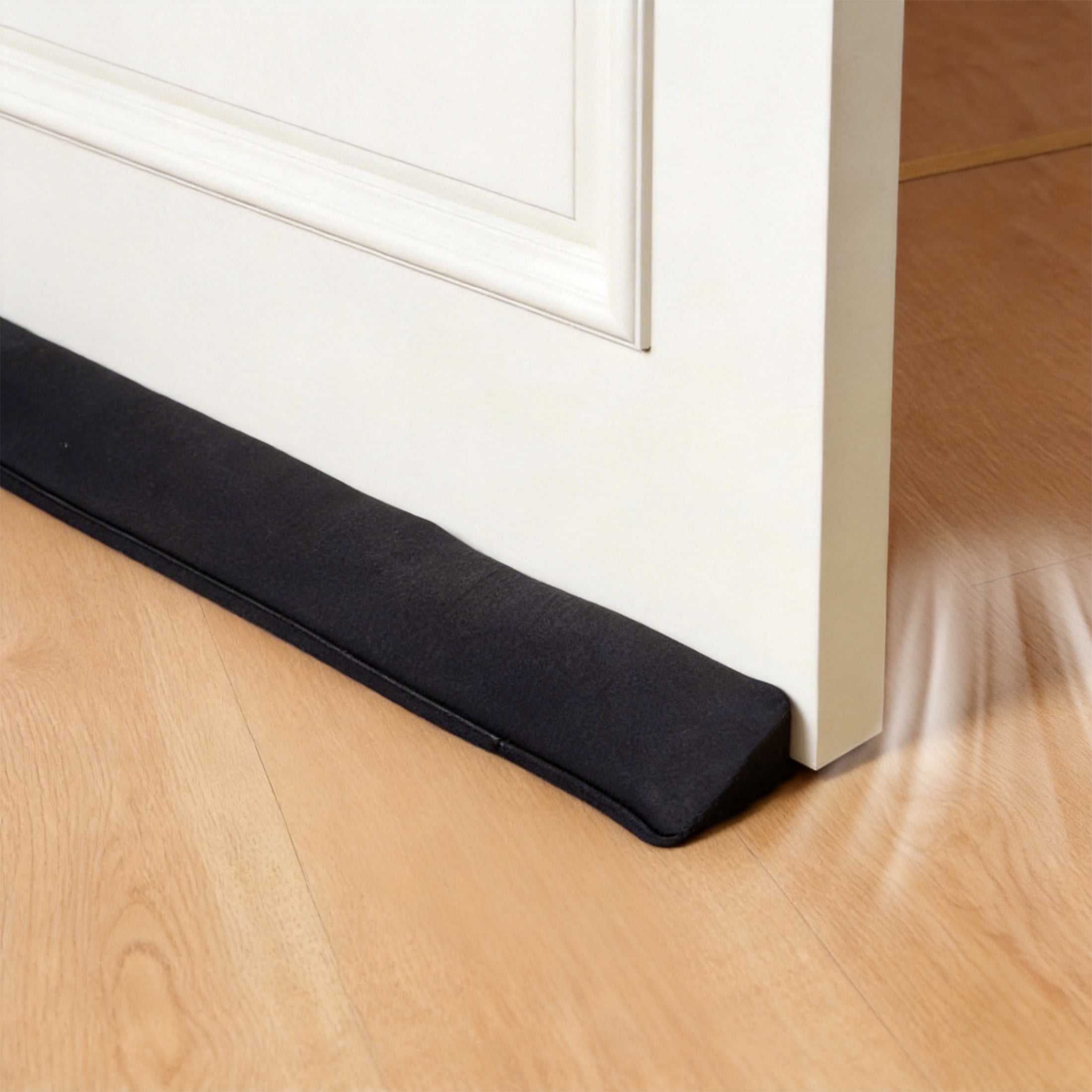 GARITIN Door Draft Stopper 36 Inch, Under Door Draft Blocker, Heavy Duty Weighted Bottom Door Seal, Black