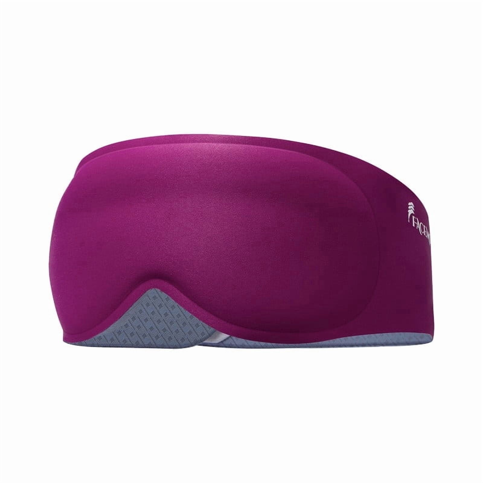 Weighted Eye Mask, Blackout Sleep Eye Mask for Office Nap and Bedtime, 3D Contoured Zero Pressure Fit, Soft Comfortable Fabric, Full Coverage Strap, for Women and Men