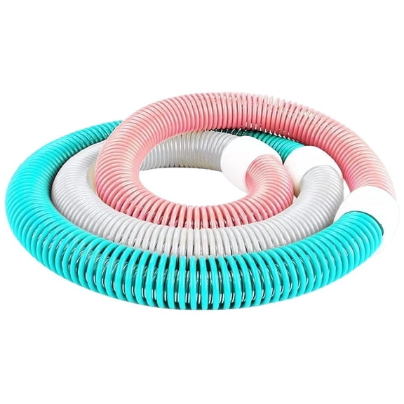Weighted Fitness Hoop for Adults, Soft Spring Fitness Hoop, 3.3 lbs / 1.5 kg, PVC, for Weight Loss, Fitness, Shaping, Exercise Anytime