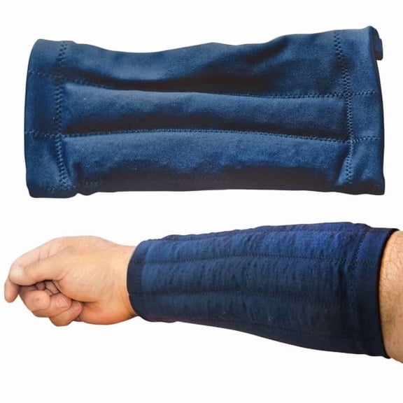 HandiThings Arm Weights - 1 Latex Free, Weighted Arm Compression Sleeve for Tremor Control Perfect Physical Therapy Equipment for Therapeutic Compression (Arm Weight: Small)