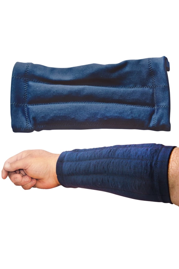 Weighted Compression Sleeve (X-Small/Single) – Strength & Movement Assistance, Beneficial for Tremoring, Latex-Free Jersey Fabric – (PLEASE USE SIZE CHART IN PICS & SIZING VIDEO BEFORE ORDERING)