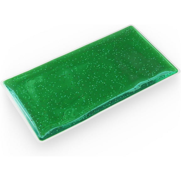 Skil-Care Weighted Rectangular Lap Pad Green Gel, 5lbs - Vinyl Covered, Heat Sealed, Calming Sensory Aid, Wipe Clean, Stimulates User, 914506