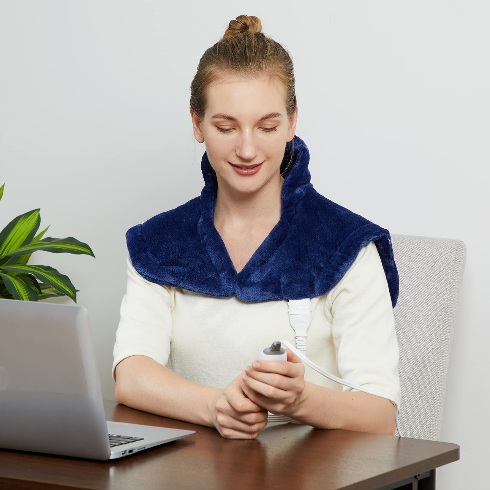 Amazon neck heating pad usb wearable heating pad heated wrap for pain relief 3 heat auto