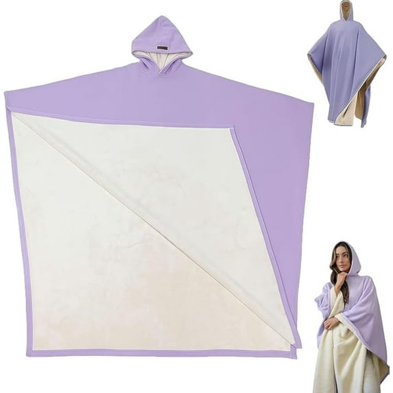 Weighted Hoodie, Indio Cloak Hoodie, Arcane Hoodie, Weighted Cloak Hoodie(Lavender Haze)