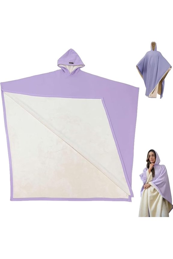 Weighted Hoodie, Indio Cloak Hoodie, Arcane Hoodie, Weighted Cloak Hoodie(Lavender Haze)