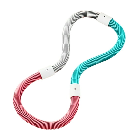 Weighted Hoop Easy to Use Exercise Hoop Soft Spring Hoop Foldable Fitness Hoop for Weight Loss