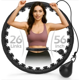 Hula Hoop Ponderato Sonkoloro Per Adulti - Cerchio Fitness Silenzioso 128 Cm