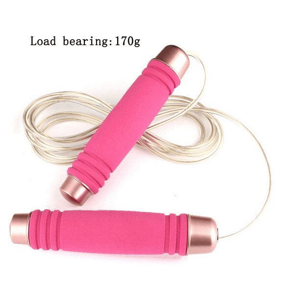 Weighted Jump Rope,Adjustable Comfortable Foam Handle jump Rope for Workout and Fitness Training