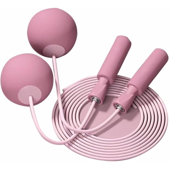 Weighted Jump Rope Without Rope Skipping Rope No Line Speed Rope Cordless For Fitness Workout Anywhere Ropeless Bod Rope for Exercise Training Beachbody Build