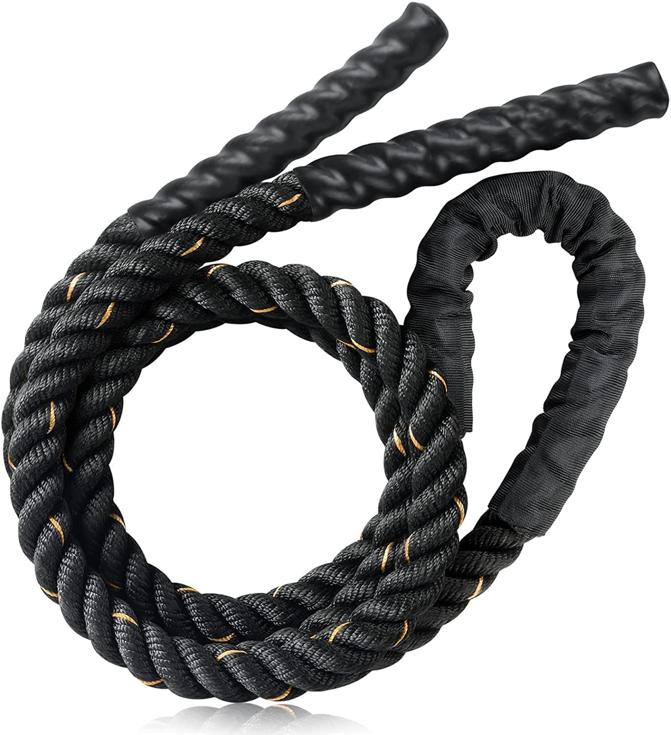 Weighted Jump Rope for Fitness 9.8ft Heavy Battle Ropes Workout Rope 1 pc