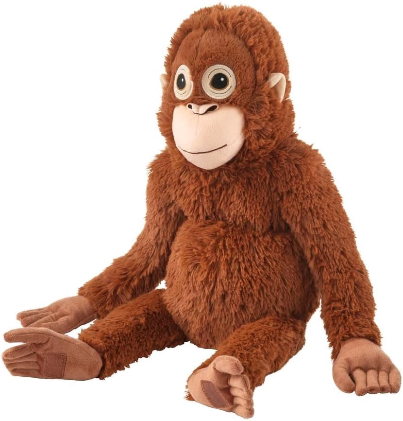 Weighted Monkey Plush Toys, 90cm Large Monkey Soft Toys Stuffed Animals, Cute Plushies with Plush Material, Washable & Safe, Realistic Soft Cuddly Monkey Toy