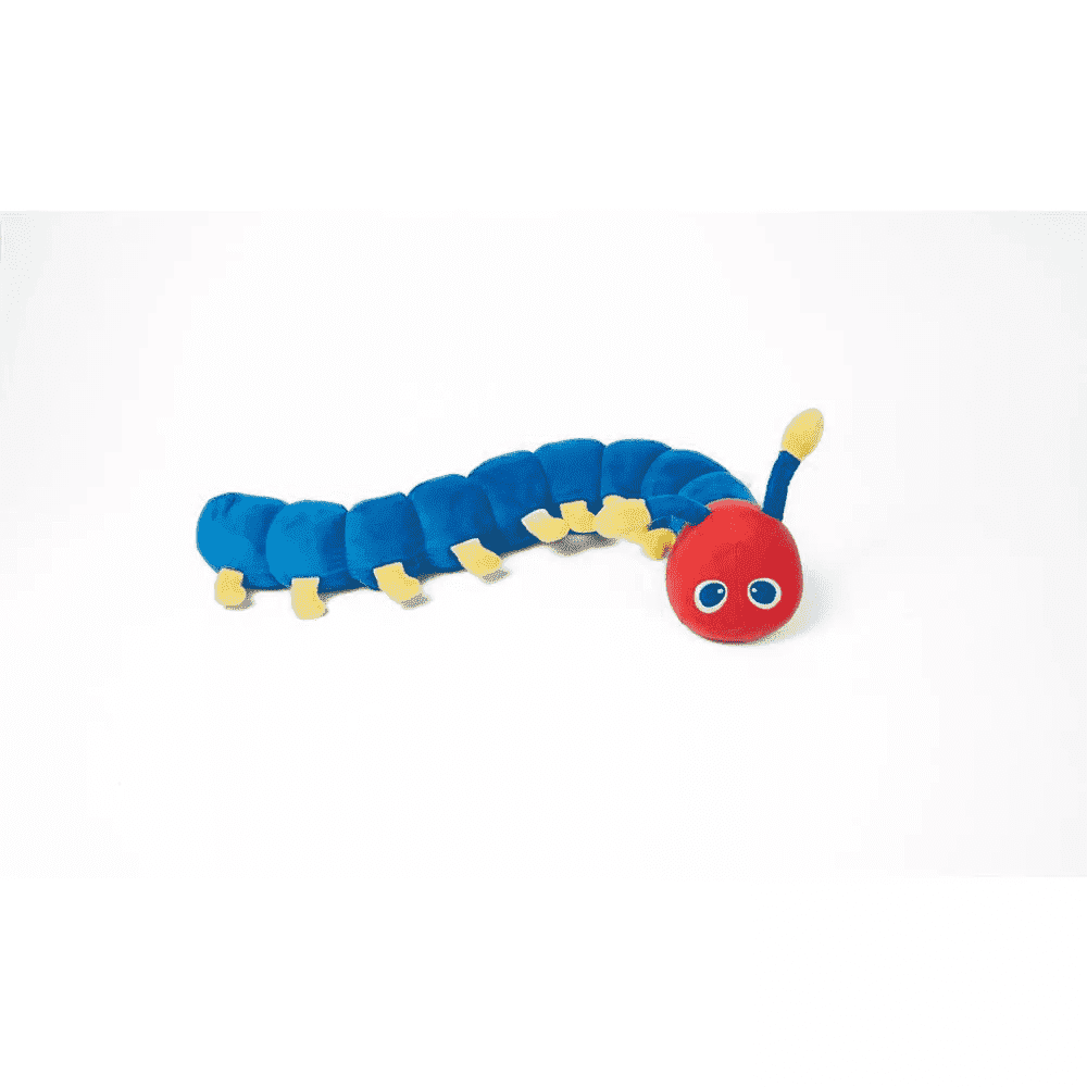 Schooled Weighted Plush Animal for Children, Calming Sensory Lap Stuffed Animal, Caterpillar