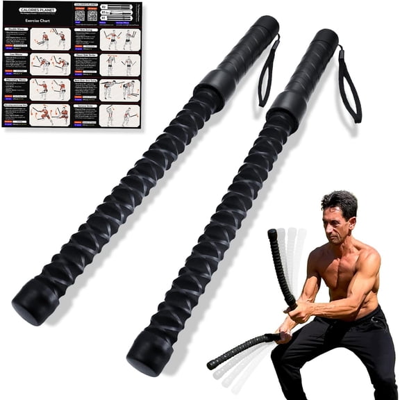 Weighted Ropeless Battle Rope for Home Gym, Workout Exercise Rope for Strength Building, HIIT and Low-Impact Aerobic Training for Men & Women