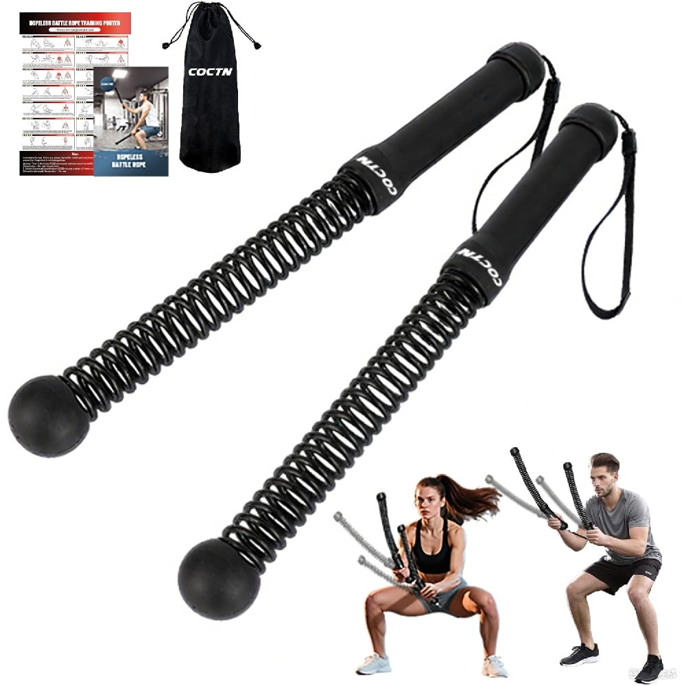 Strength Rope Things Weighted Ropeless Battle Ropes, Heavy Duty Portable Cordless Battle ...