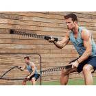 Weighted Ropeless Battle Ropes,Heavy Duty Portable Cordless Battle Ropes for Home Gym,Workout Exercise Rope for Strength Building,Low-Impact Aerobic Training for Men & Women(Black)