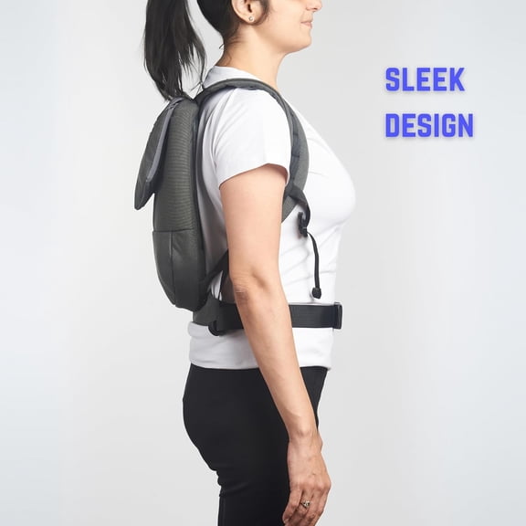 Weighted Rucking Backpack for Walking & Fitness Sleek Ergonomic Ruck Pack with Standard Round Weight Plate Compatible | Removable Belt