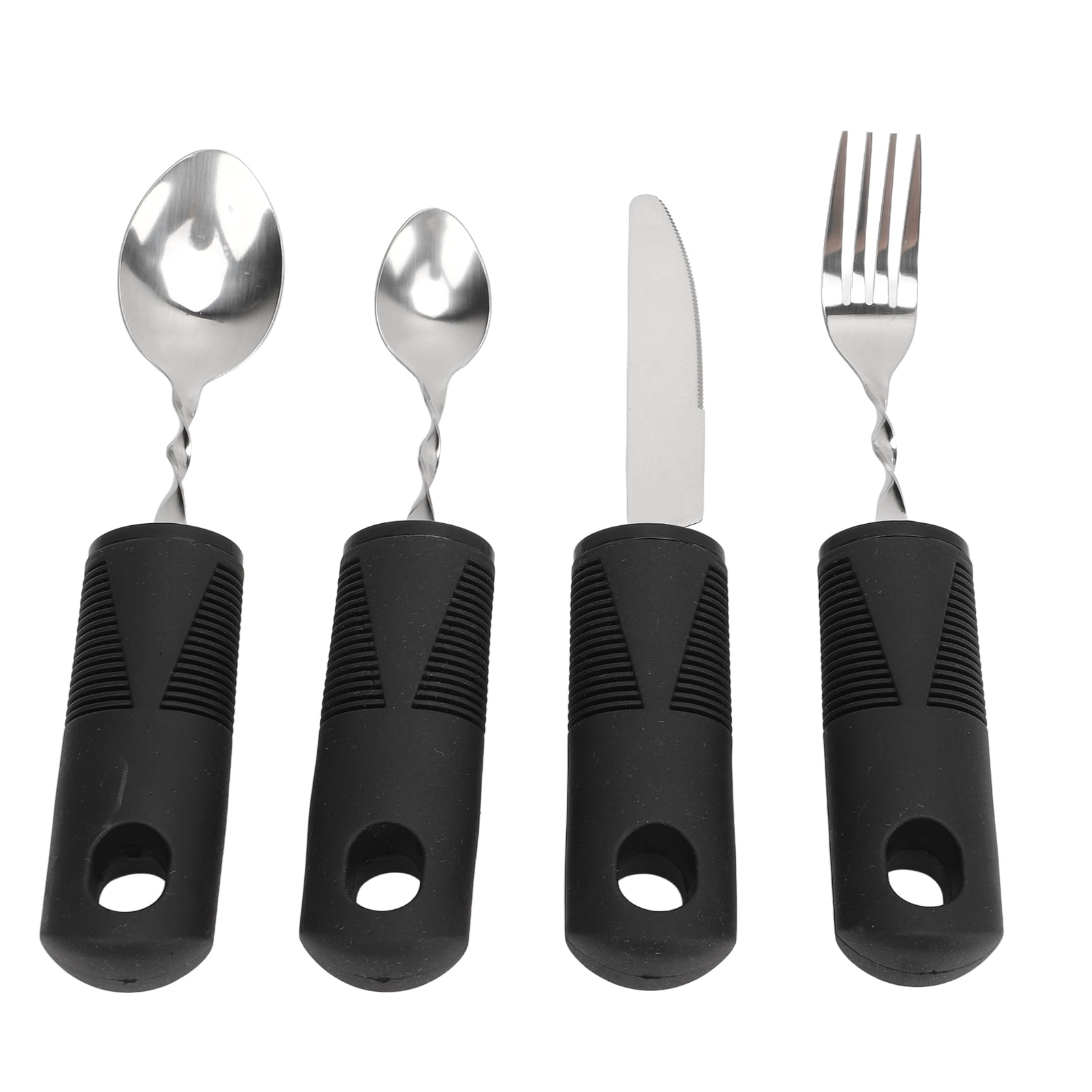 Weighted Silverware for Parkinsons Patients Arthritic Aid Hand Tremor Spoon Fork Knife Adaptive