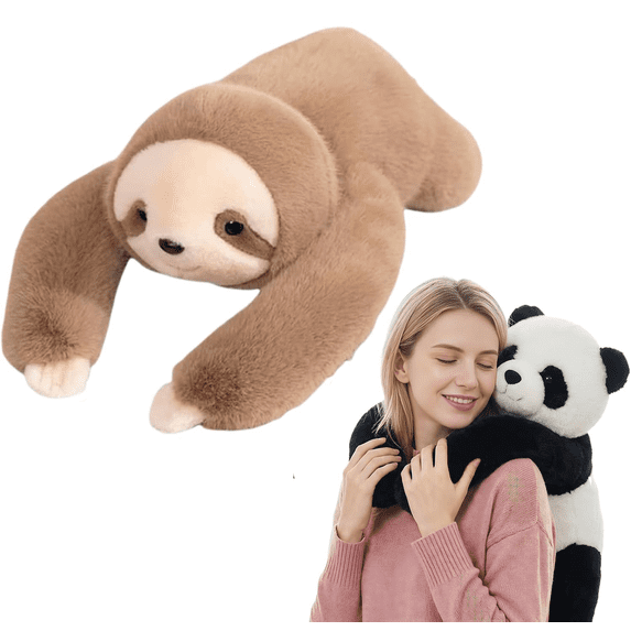 Weighted Sloth Stuffed Animal, 2026 New Pulse of Potential Weighted Animal, Soft Washable Comfort Animals Soft Hugging Pillow,fit Kids & Adults(x)
