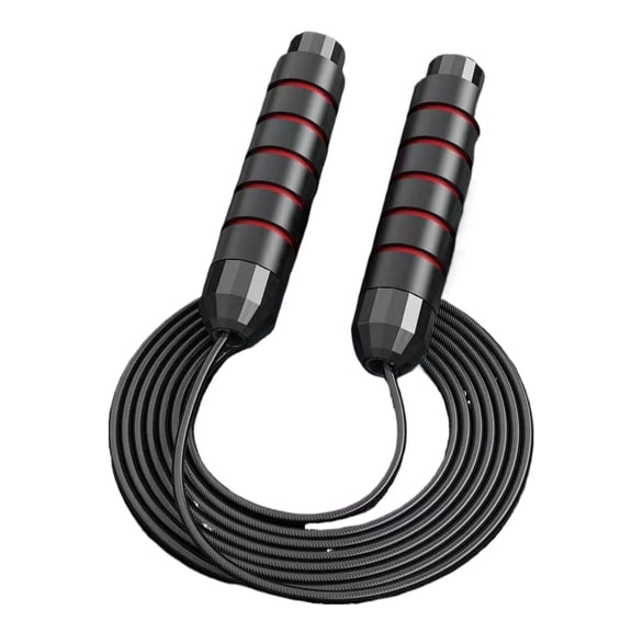 Weighted Steel Wire Jump Rope, for High Speed HIIT, Fat Burning & Cardio Training