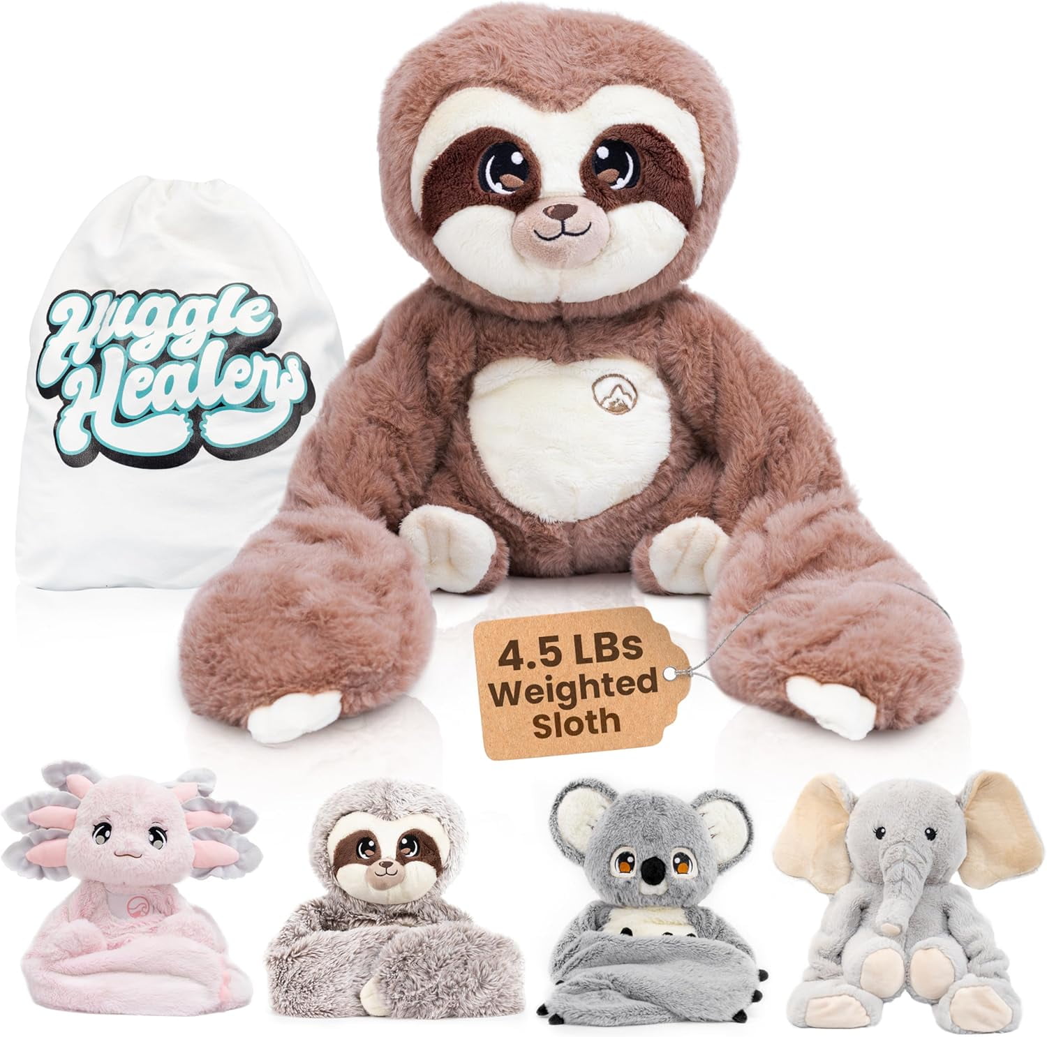 Weighted Stuffed Animal 4.5 lbs Long Arms for Soothing Hugs and Comfort Weighted Stuffed