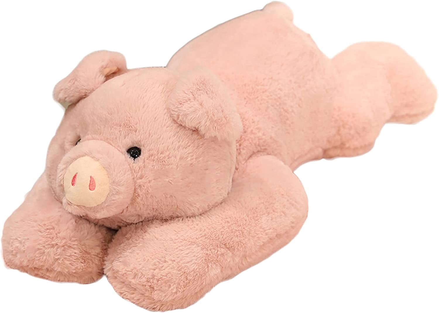 Weighted Stuffed Animals, 19.7in 3.3lbs Weighted Pig Stuffed Animal Toy Cute Pink Pig Plush Pillow for Adults Boys Girls