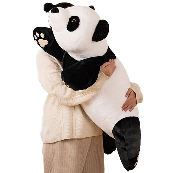 Weighted Stuffed Animals, 39.3" 2.86lbs Panda Plush Toy Cute Panda Weighted Plush Animals Pillow Gifts for Kids Adults Birthday, Valentine's Day A101