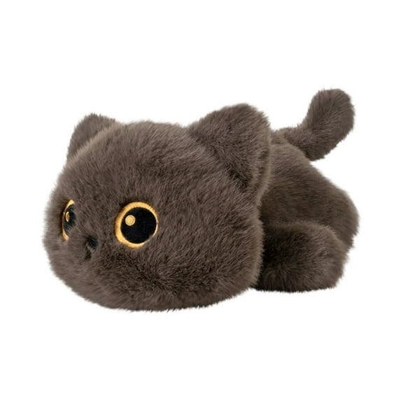 Weighted Stuffed Animals Siamese Cat - Siamese Cat Plush Toy, Cute cat Stuffed Animal Cuddle Plushies Gift for Kids & Adults(Dark Gray)