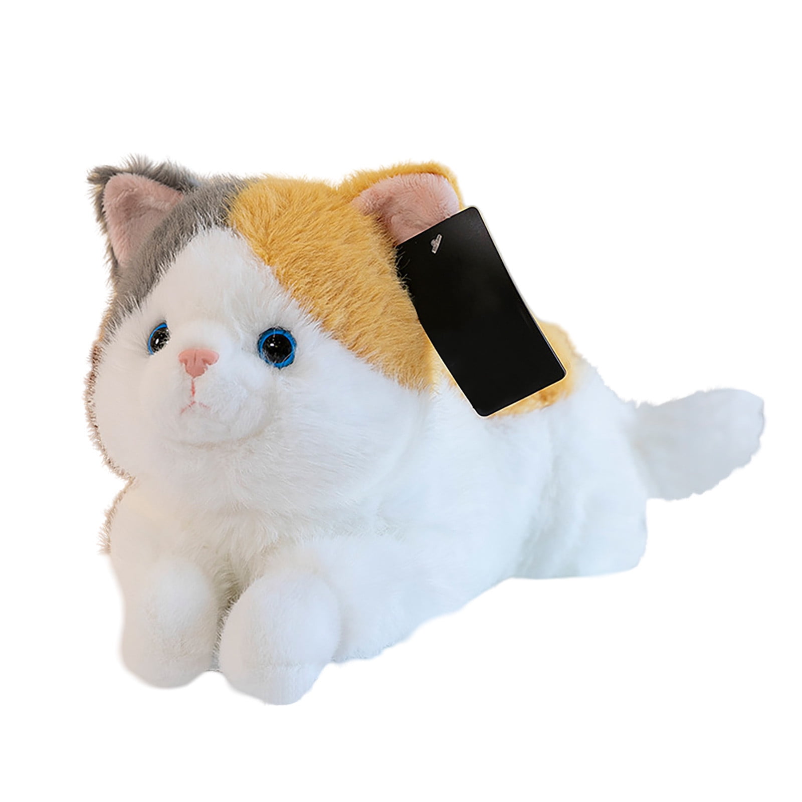 Weighted Cat Toy Realistic Stuffed Animal Throw Pillow for All Ages Companion for Kids and Adults Soft Cuddly Design Ideal for Cat Lovers