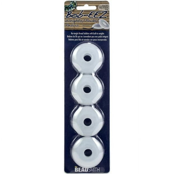 Weighted The Beadsmith Kumihimo Thread Bobbins, 1 7/8 Inch with 24g/0.85 Ounce Weight, Pack of 8