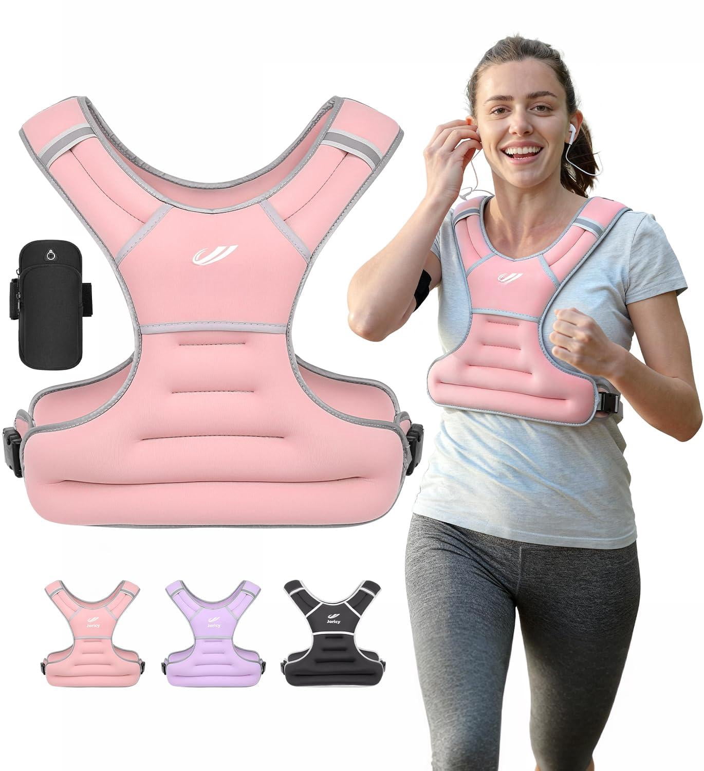 Weighted Vest 10 lbs Pink Fitness Workout Gear