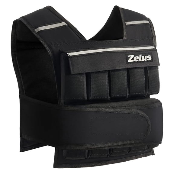 Weighted Vest 20lb 30lb 60lb Adjustable - Men Women Fitness Cardio Strength Training - Workout Vest for Home Gym