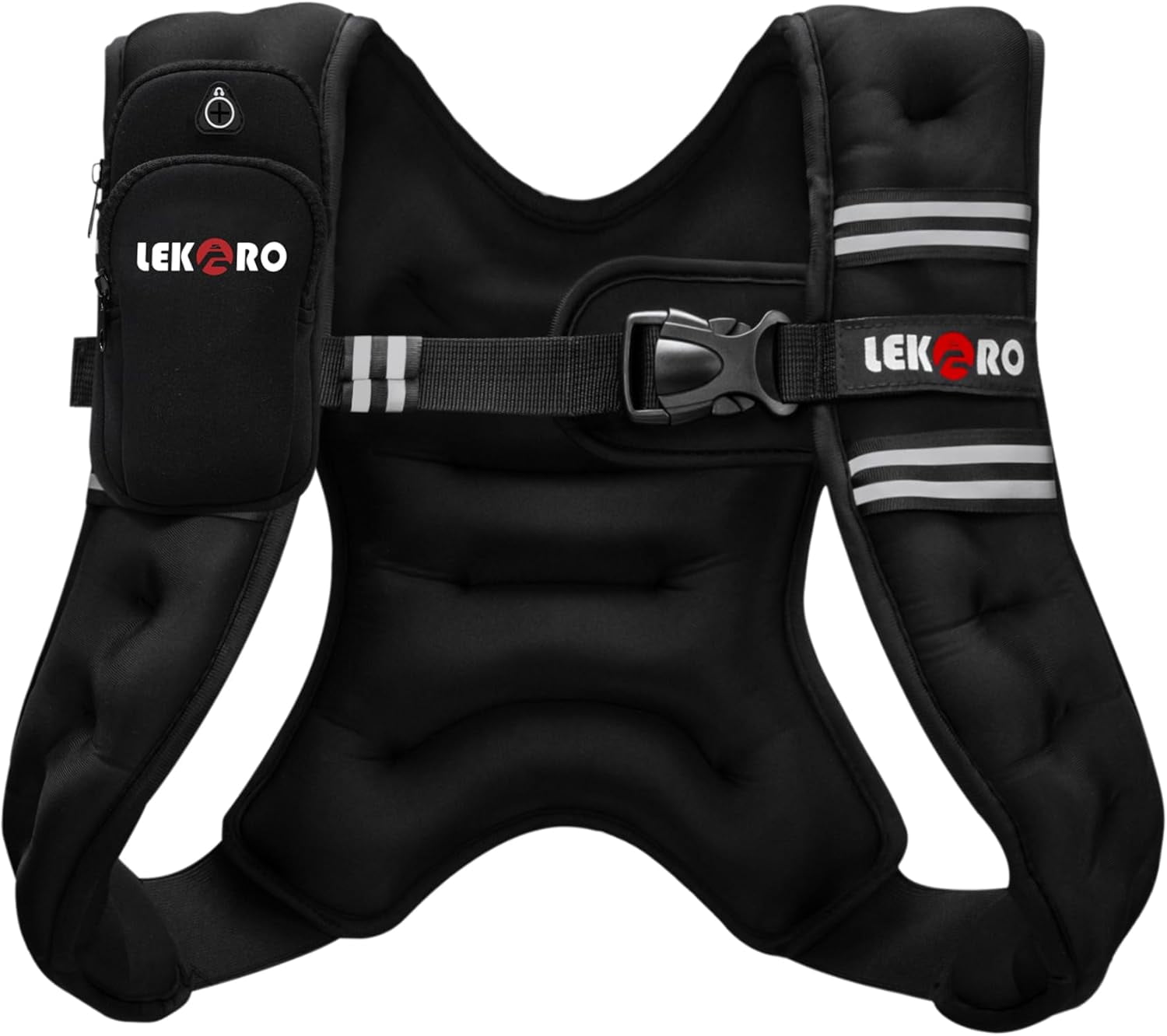 Weighted Vest, Vest With Reflective Stripe, Adjustable Buckle Body Weight Vest For Strength Training, Running - Bed Bath & Beyond - 41689841