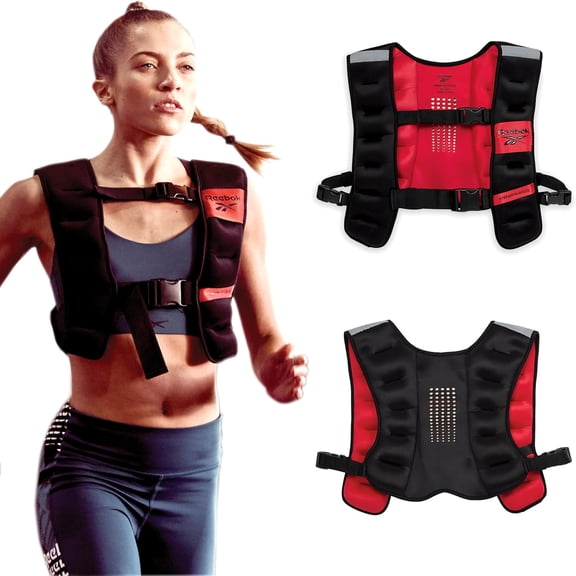Weighted Vest Premium Adjustable Strength Training with Reflective Trim for Full-Body Workouts, Cardio, Running & Rehabilitation Comfort Fit, Durable Material