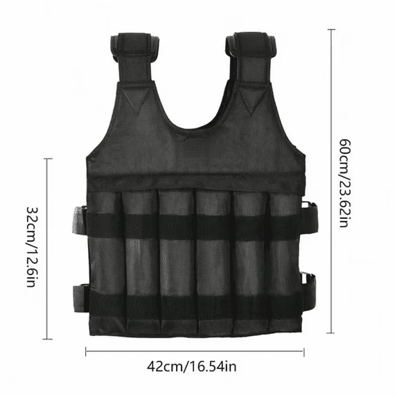 Weighted Vest Women Men,Up To 110LB With 12 Weight Packs Weighted Vest For Home Workouts, Strength, Running, Fitness With Waist Belt And Shoulder Pads (Sand And Steel Blocks Not Included)