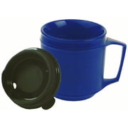 Weighted cup, no-spill lid 8 oz.