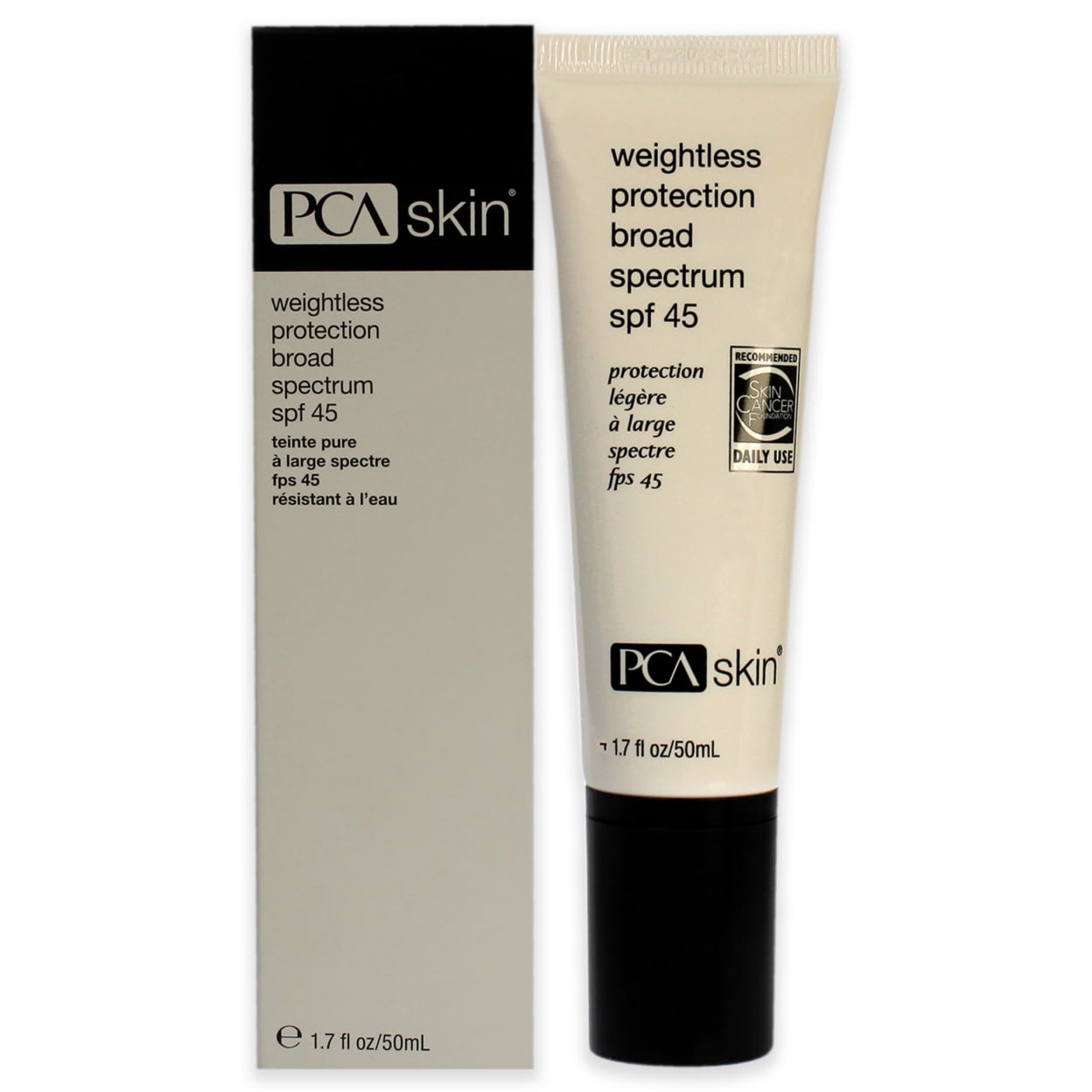 Weightless Protection SPF 45 by PCA Skin for Unisex 1.7 oz Sunscreen