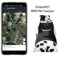 thumbnail image 1 of Weightless Rechargeable Pet Tracking Collar Real-time GPS GSM Location Tracker Size:M, 1 of 5