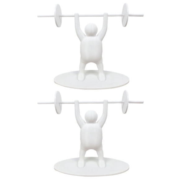 Weightlifter Toilet Paper Holder 3D Printed Toilet Paper Holder Athlete Gift Bathroom Decor