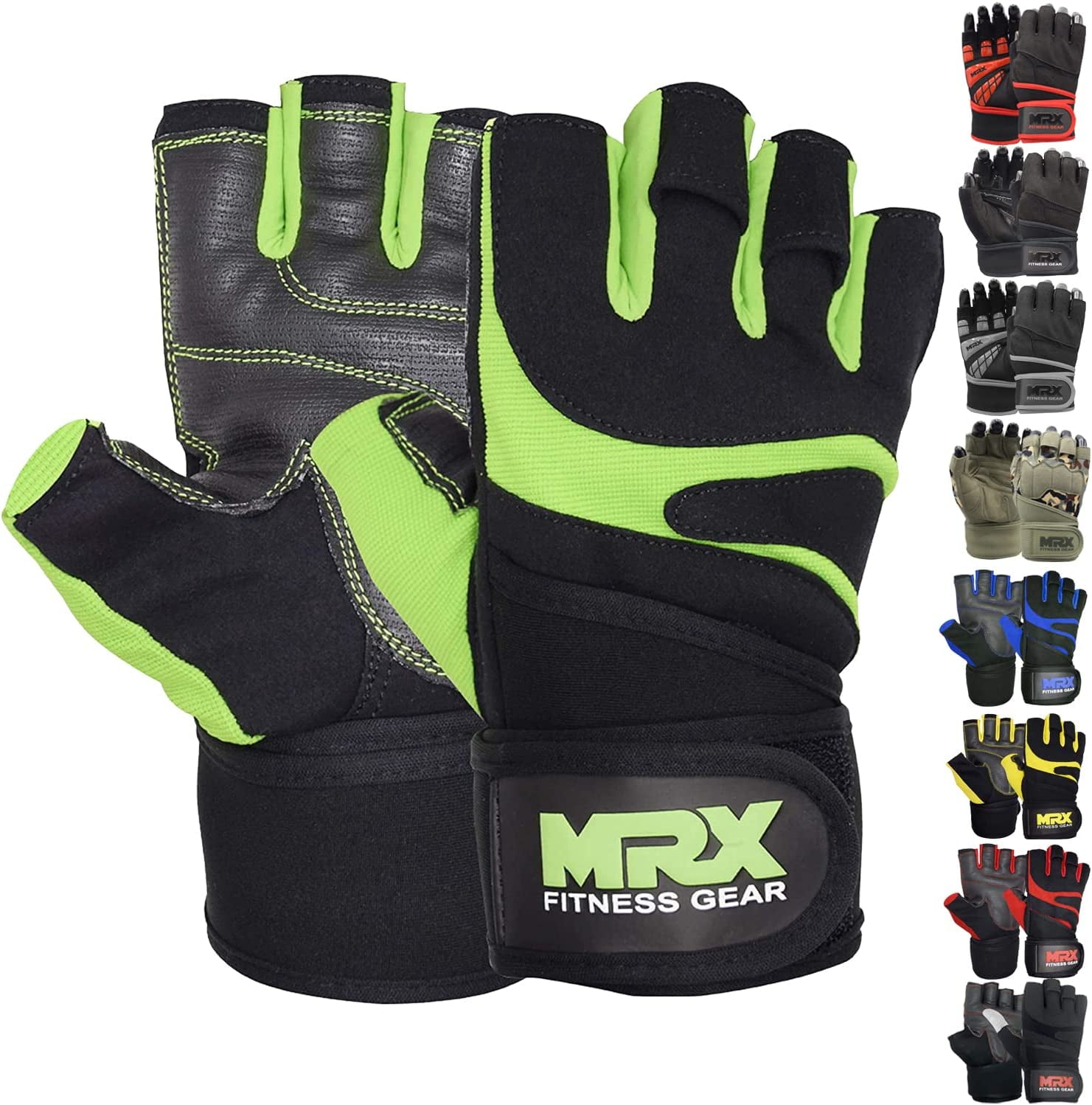 Skott Evo 2 Weightlifting Gloves With Integrated Wrist Wrap Support - View #4