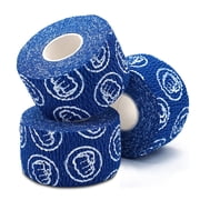WOD Nation Weightlifting Hook Grip Athletic Tape, Flexible Fabric Thumb & Finger Tape - Easy-Tear, Sweat-Proof, Durable Strips for Powerlifting & Gym, 12-Pack 23 ft Rolls - Blue