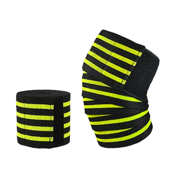 Weightlifting Knee Wraps Support for Powerlifting Training and Squats with Maximum Compression and Stability for Gym Workouts