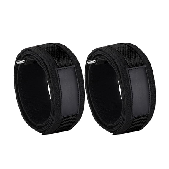 Weights Gym Add-Ons BFR Resistance Bands Polyester Black 140g 60x5cm Adjustable Steel Buckle Shaping Muscle Increasing Pair