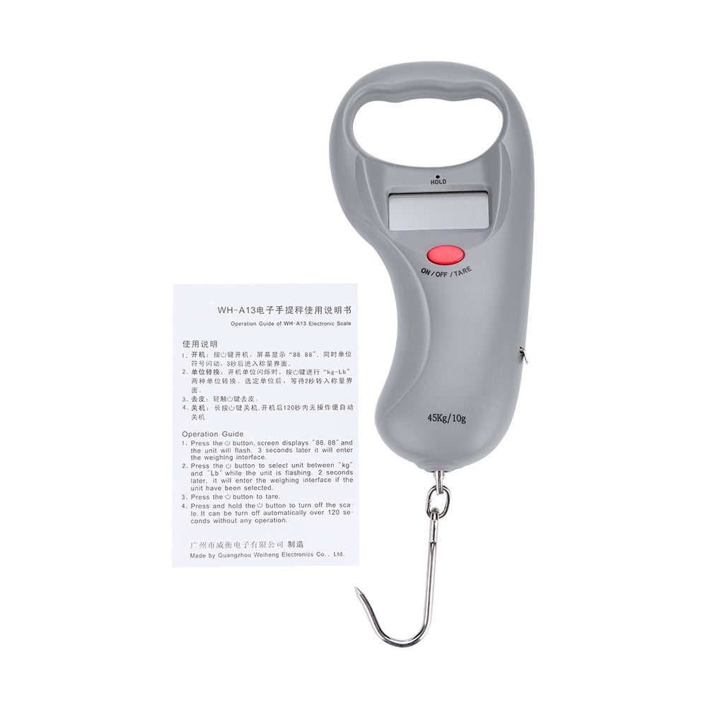 Weiheng Wh A L Portable Plastic Electric Digital Hanging Scale Kg With Tapeline Fishing