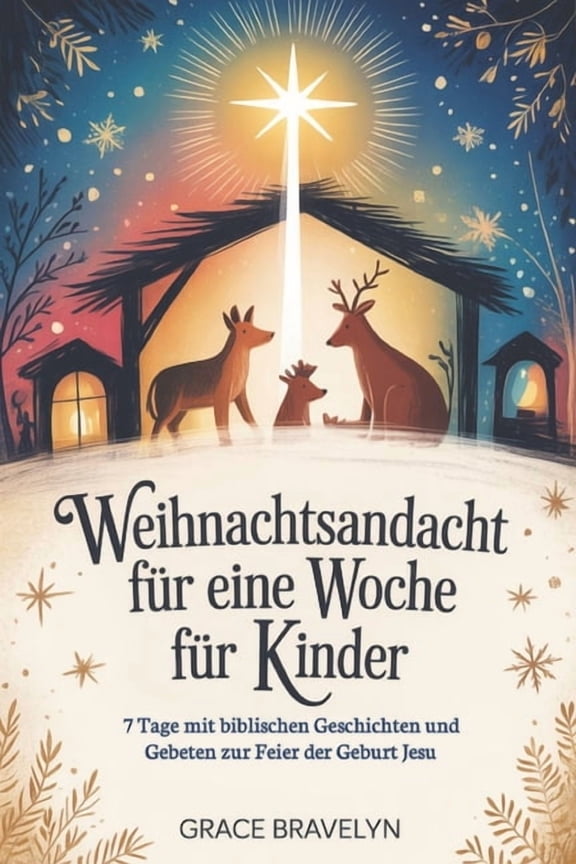 Weihnachtsandacht für eine Woche für Kinder: 7 Tage mit biblischen Geschichten und Gebeten zur Feier der Geburt Jesu, (Paperback)