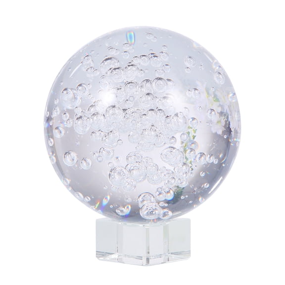 DEEPCRAFF Crystal Balls Decoration Crystal Ball Ornaments Transparent 1Pack