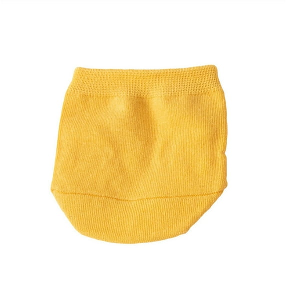 Weikingp Ankle Socks No Show Socks Cotton Half Socks Toe Topper Liner Socks Toe Cover Socks Socks For Lady Short Socks For Women Yellow One Size