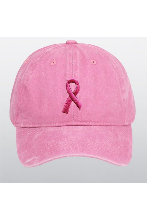 Baseball Cap Sun Visor Hat Breast Cancer Hats for Women Embroidered Adjustable Breast Cancer Awareness Hat Breast Cancer for Woman Beach Hats for Women Pink One Size Clearance！