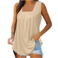thumbnail image 1 of Weikingp Baseball Tanks For Women Built In Bra Tank Tops For Women Camisole Tops For Women Built In Bra Summer Tank Tops For Women Crop Tank Tops For Women Beige XL, 1 of 9