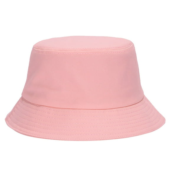 Weikingp Clearance! Bucket Hats for Men, Bucket Hat Cotton Fishing Brim Visor Men Sun Hunting Summer Camping Cap, Bucket Hats for Woman, Sun Hats for Women, Sun Hats for Men Pink