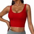 thumbnail image 1 of Weikingp Camisole Tops For Women Built In Bra Support Tank Tops For Women Tight Tank Tops For Women Women'S Tanks & Camis Shapewear Tank Tops For Women Red S, 1 of 6